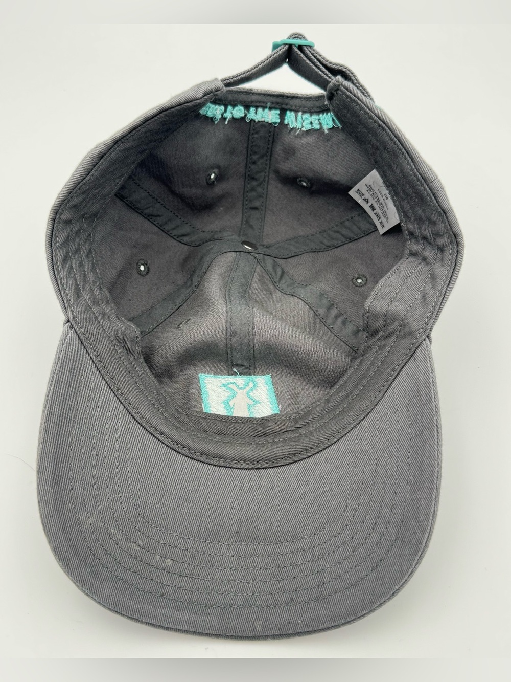 Dutch Bros Gray Cheers To The Wiseman Hat Cap Adjustable Strap One Size - Picture 11 of 13